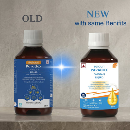 Reicuri Paradox Omega 3 Liquid Fish Oil
