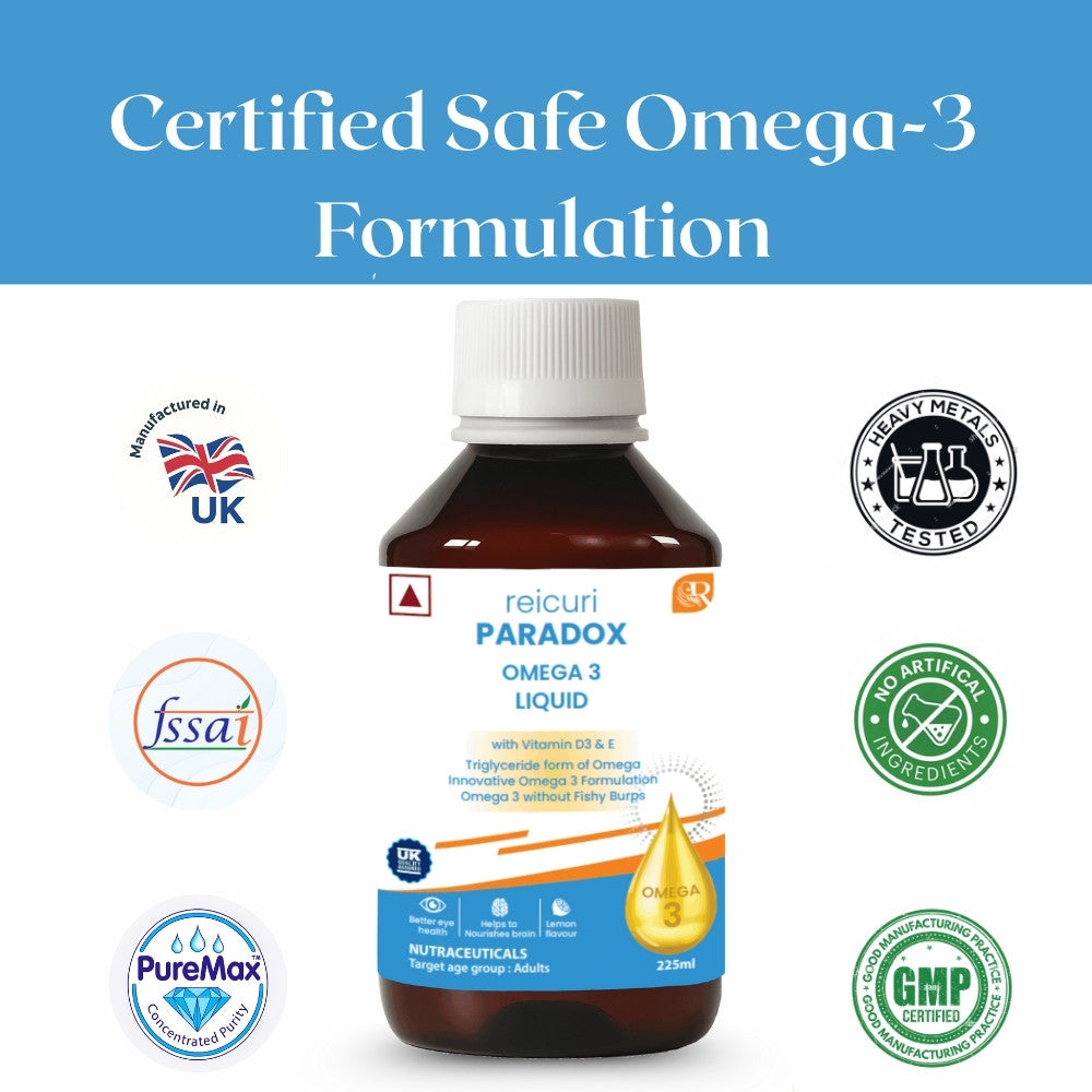 Reicuri Paradox Omega 3 Liquid Fish Oil